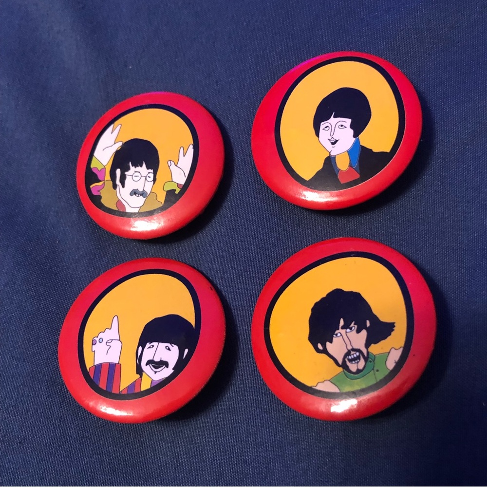 Beatles buttons set